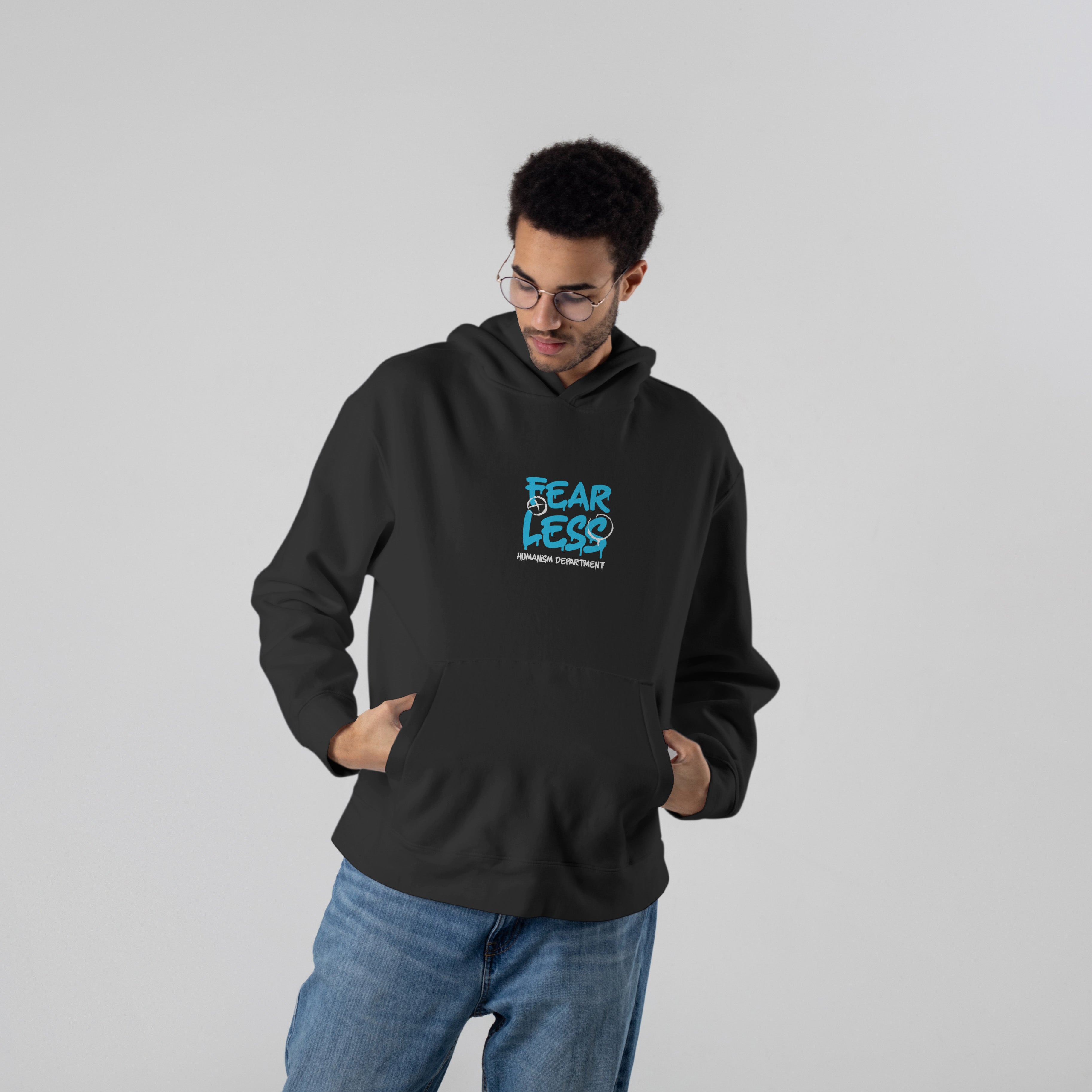 FEARLESS Premium Oversized Hoodie (Black)